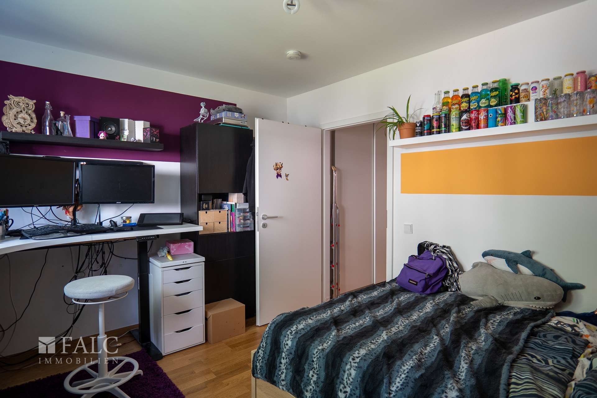 Schlafzimmer nord Blick Tür